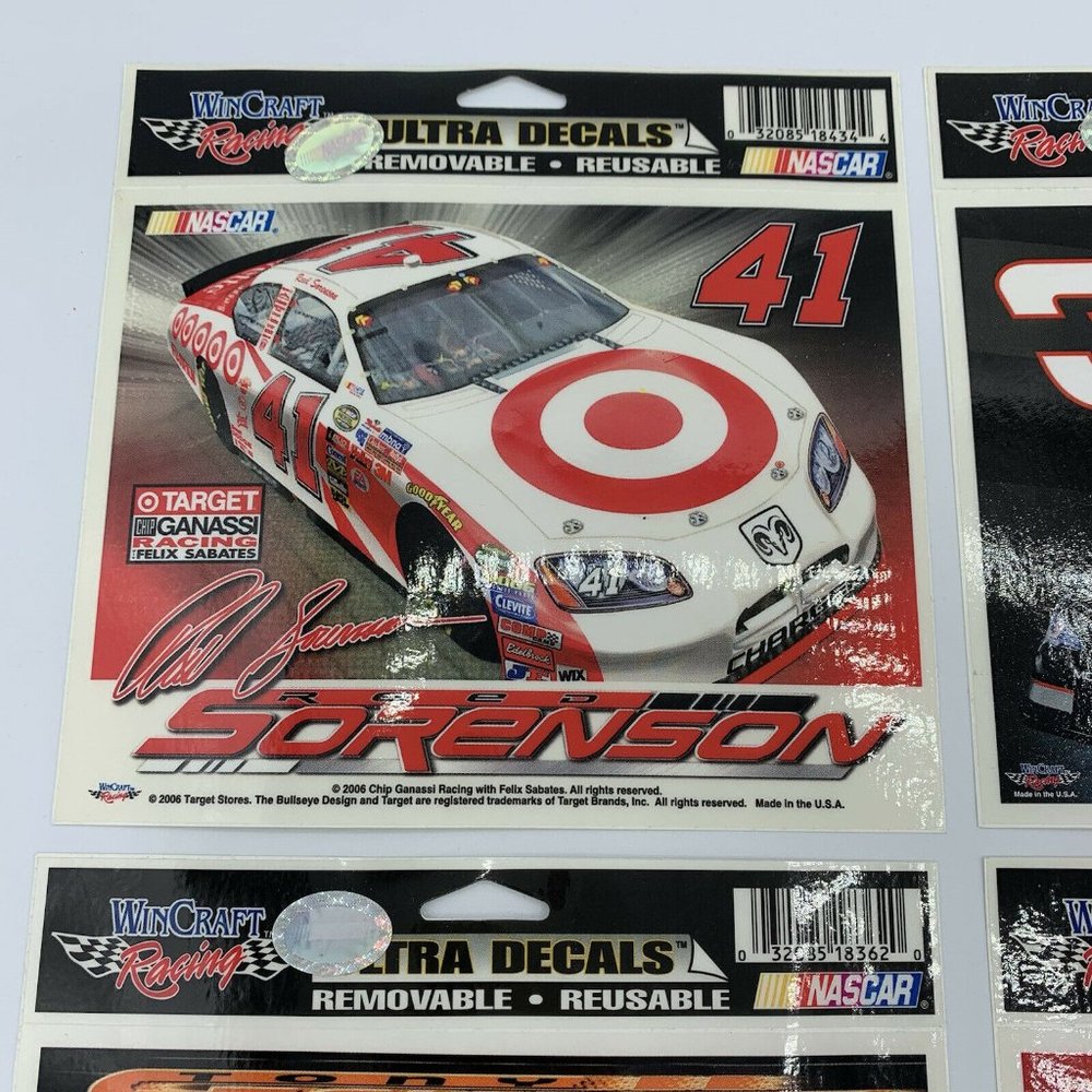 NASCAR Racing Lot Matchbox Cars and Decals Rusty Wallace Bill Elliott Dale Jr.